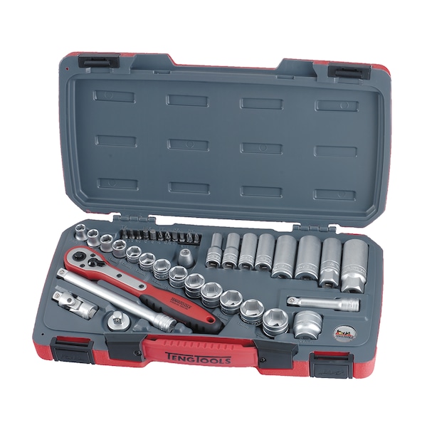 T3839 - 39 Piece 3/8" Drive Regular and Deep Metric So